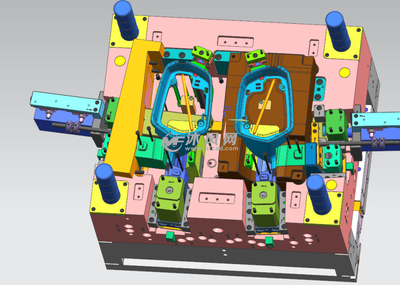 汽車后視鏡模具三維圖 設計要點與應用優勢
